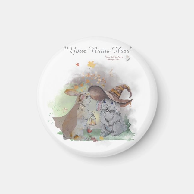 Boganhues "Pipa & Marlow" series print Magnet (Front)