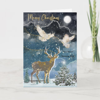 Boganhues Print Folded Greeting Card