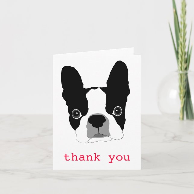 Bogey THANK YOU note card - Customized (Front)