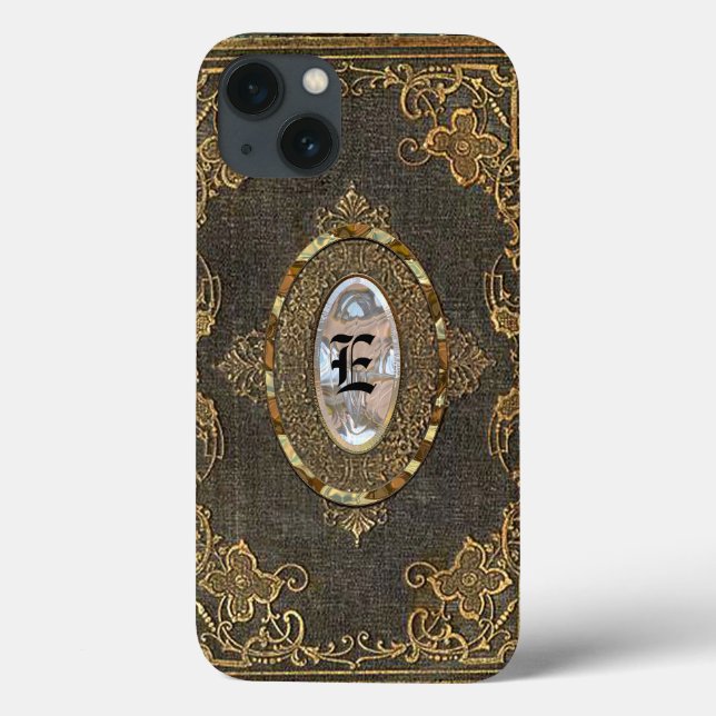 Bogged Classic Monogram Old Book Style Case-Mate iPhone Case (Back)