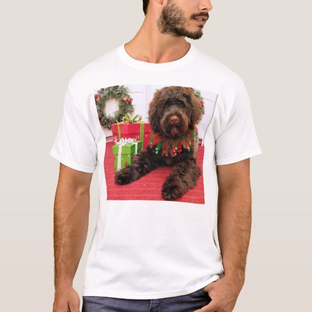 Bogie - Portuguese Water Dog T-Shirt (Front)