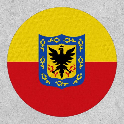 Bogota city flag Colombia symbol Patch