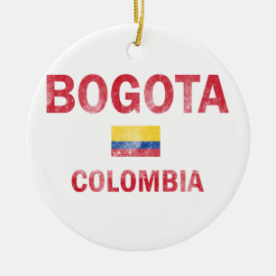 Bogota Colombia Designs Ceramic Ornament