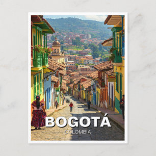 Bogota Colombia La Candelaria Postcard