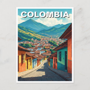 Bogota Colombia La Candelaria Postcard