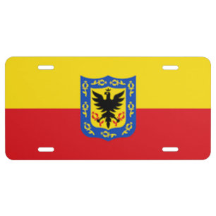 Bogota-Colombia License Plate