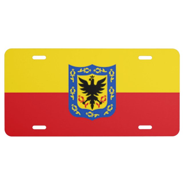 Bogota-Colombia License Plate (Front)