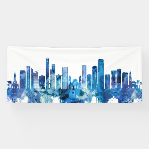 Bogota Colombia Skyline Blue Banner