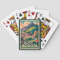 Bogota Colombia Travel Art Vintage