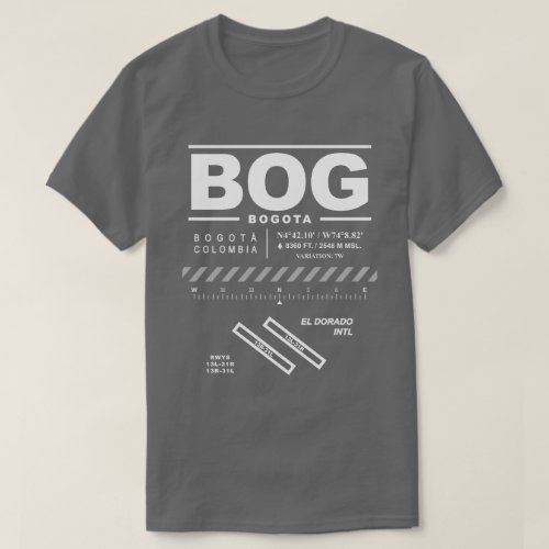 Bogota El Dorado International Airport BOG T_Shirt