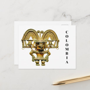 Bogotá Gold Postcard