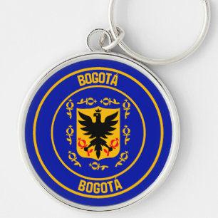 Bogotá Round Emblem Keychain