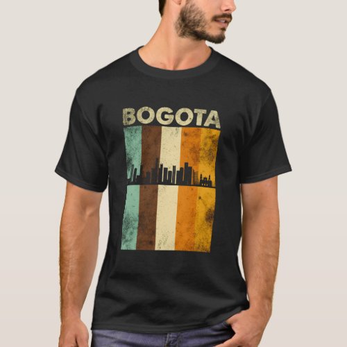 Bogota Skyline Colombia Colombian South America Fa T_Shirt
