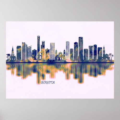 Bogota Skyline Poster