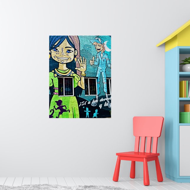 Bogotá Street Art  Poster (Nursery 1)