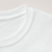 Bogus Basin Resort Trail Map T-Shirt (Detail - Neck (in White))