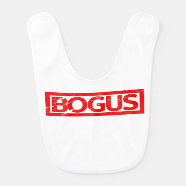 Bogus Stamp Baby Bib (Front)