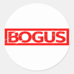 Bogus Stamp Classic Round Sticker