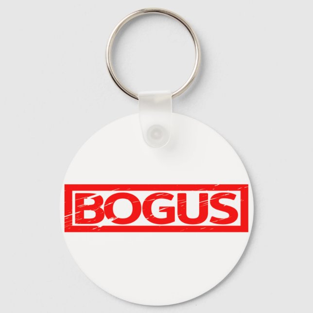 Bogus Stamp Keychain (Front)