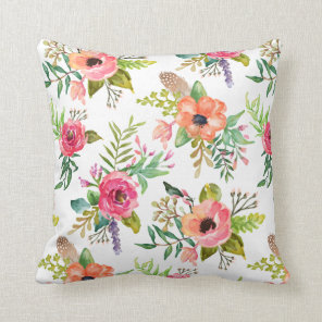 Bohemain Floral | Throw Pillow