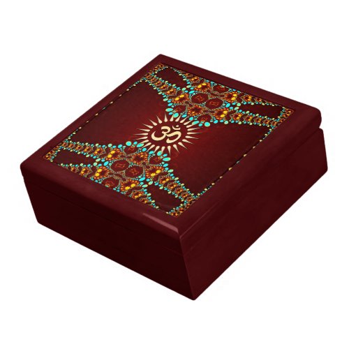 Bohemain Jewel Aum Omkara Lacquered Gift Box