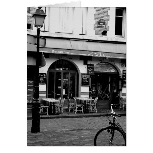 Boheme Cafe Cards (Front)