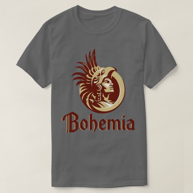 Bohemia Beer T T-Shirt (Design Front)