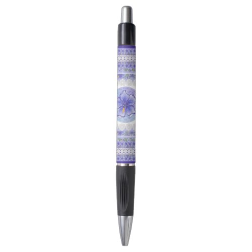 Bohemia blue Hibiscus Pen