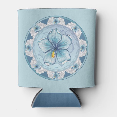 Bohemia turquoise Hibiscus Can Cooler