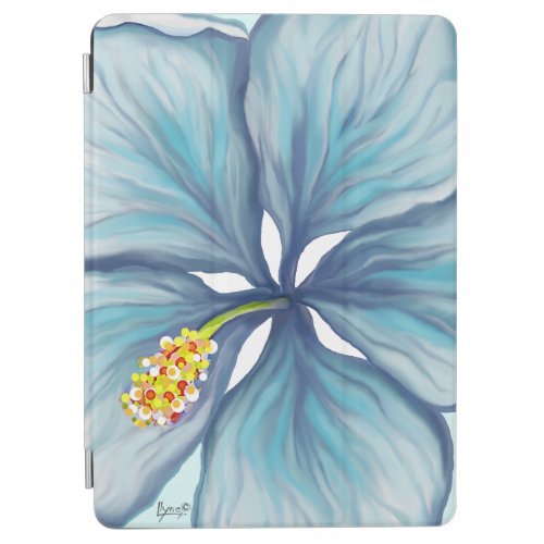 Bohemia turquoise Hibiscus iPad Air Cover