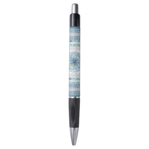Bohemia turquoise Hibiscus Pen