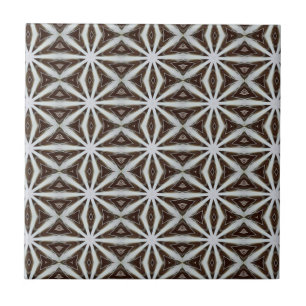 Bohemian 2 Pattern -Design 1 Ceramic Tile
