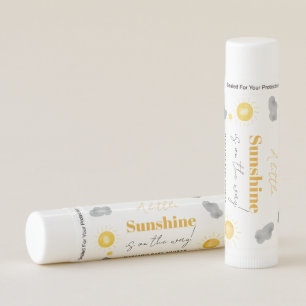 Bohemian a little sunshine Baby Shower Lip Balm