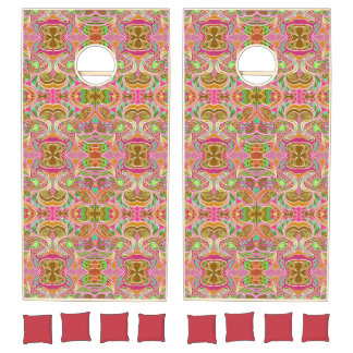 Bohemian Amatri Dream Rose Cornhole Set