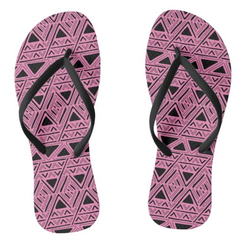 Bohemian  aztec pattern  flip flops
