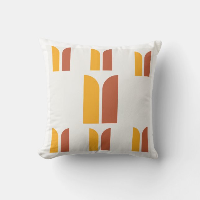 "Bohemian Bliss Square Pillow - Cozy Boho Décor" (Front)