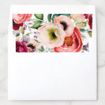 Bohemian Blooms Envelope Liner<br><div class="desc">Elegant watercolor colorful bohemian floral pattern envelope liner. Designed to coordinate with our Bohemian Blooms Wedding Collection.</div>
