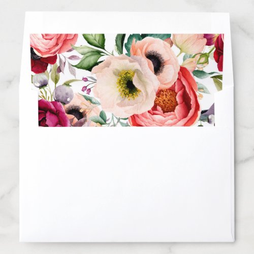 Bohemian Blooms Envelope Liner