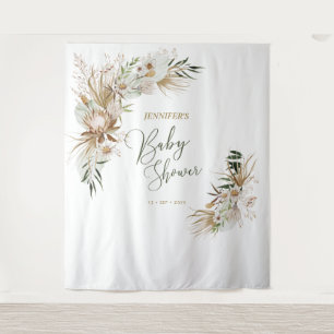 Bohemian Boho Baby Shower Decor Backdrop