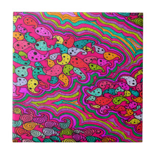 Bohemian Boho MOD Pattern Tile