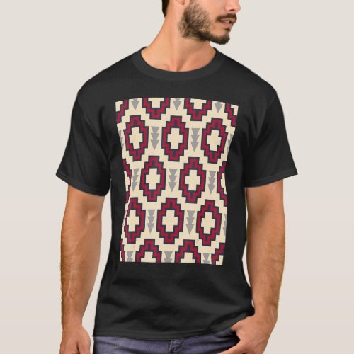 Bohemian Boho Style Summer Decor Tribal Moroccan P T_Shirt