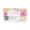 Bohemian bold floral bridal shower registry