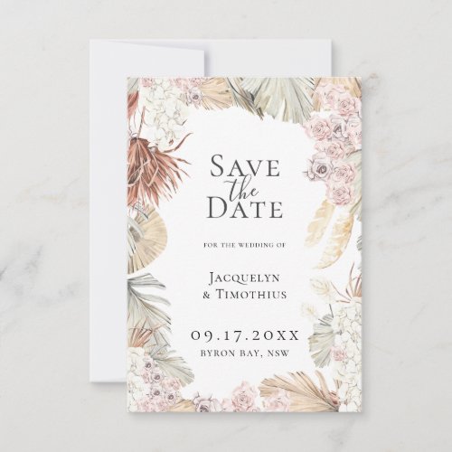 Bohemian Botanicals Save The Date Announcement