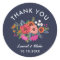 Bohemian Bouquet - Navy Blue Wedding Thank You