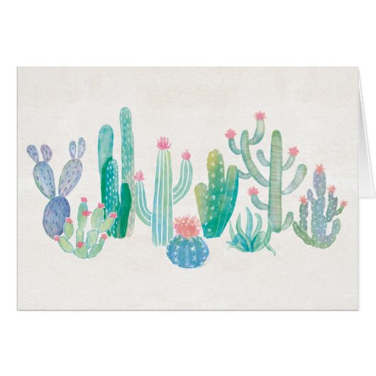 Bohemian Cactus Cards (Front Horizontal)