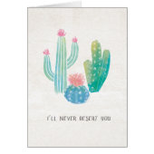 Bohemian Cactus | I'll Never Desert You (Front)
