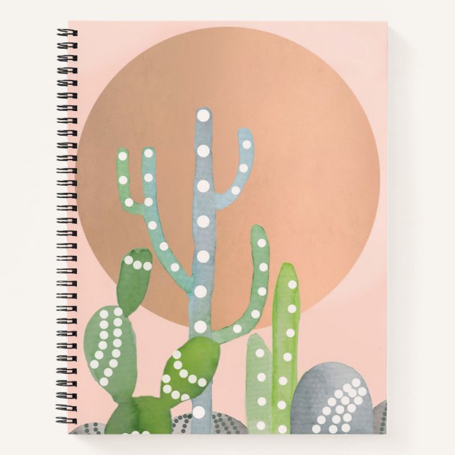 Bohemian Cactus Notebook (Front)