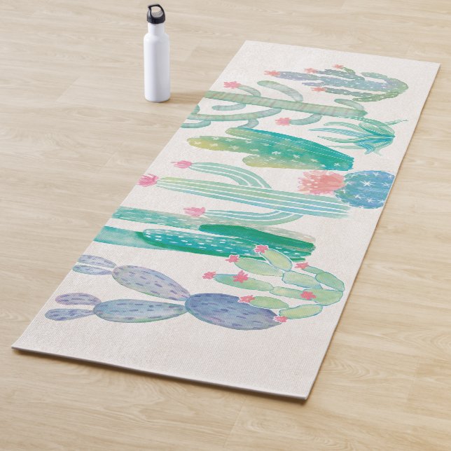 Bohemian Cactus Yoga Mat (In Situ)