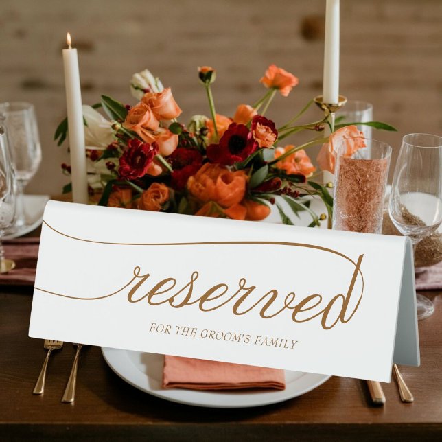 Bohemian calligraphy Script Wedding Reserved Sign (Creator Uploaded)