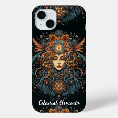 Bohemian Celestial Elements 1 iPhone 15 Plus Case